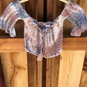 Tie dye crop top
